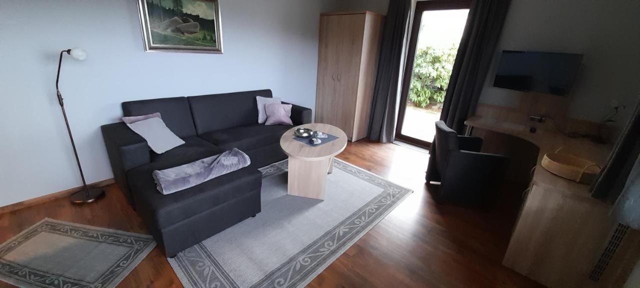 Ferienwohnung Wiesenblick mit Terrasse im Landhaus Fischer Sankt Andreasberg Exterior foto