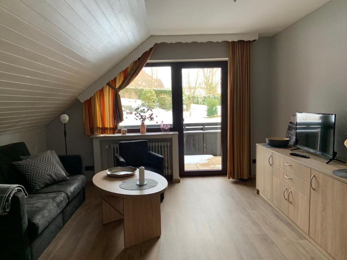 Ferienwohnung Wiesenblick mit Terrasse im Landhaus Fischer Sankt Andreasberg Exterior foto